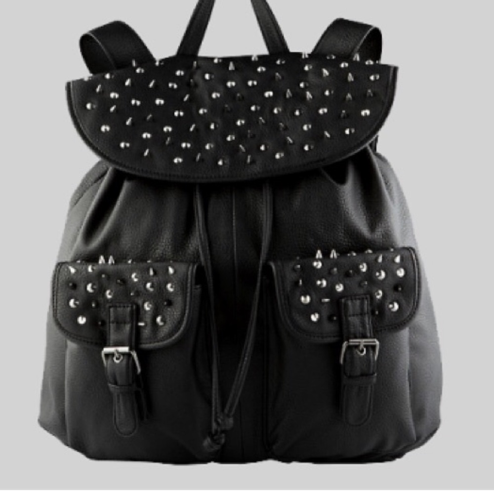 Faux Leather Studded Backpack Aldo